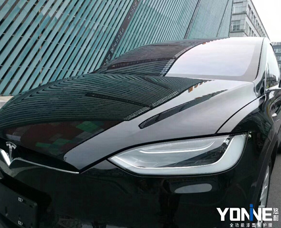 特斯拉貼悠耐隱形車衣效果