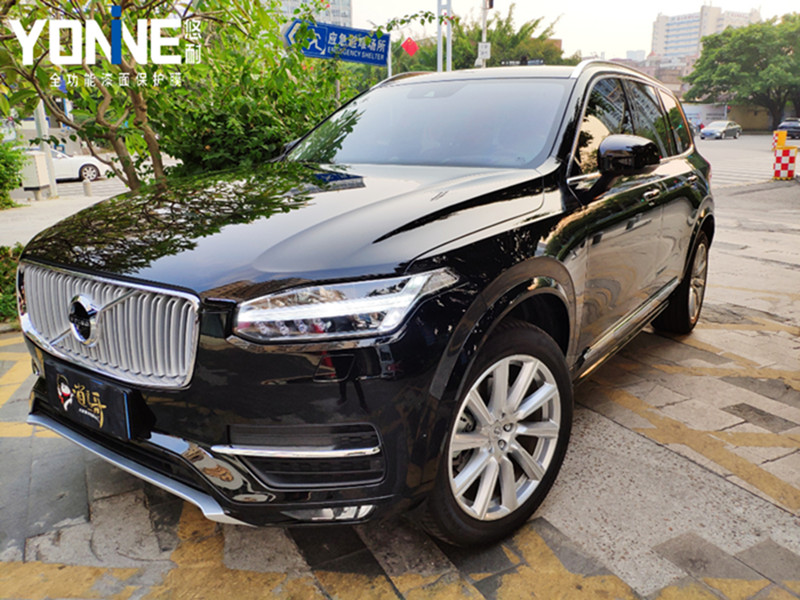 沃爾沃XC90裝貼悠耐隱形車衣，給愛車十足的安全感！
