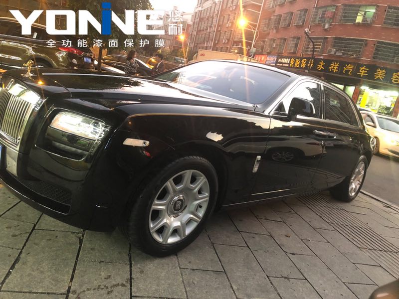 安排！勞斯萊斯古斯特全車裝貼悠耐漆面保護(hù)膜